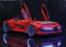 Aero Super Car Kids Bed Lifting Doors Headlights Remote Control Toddler Twin Size Frame - Kids Eye Candy