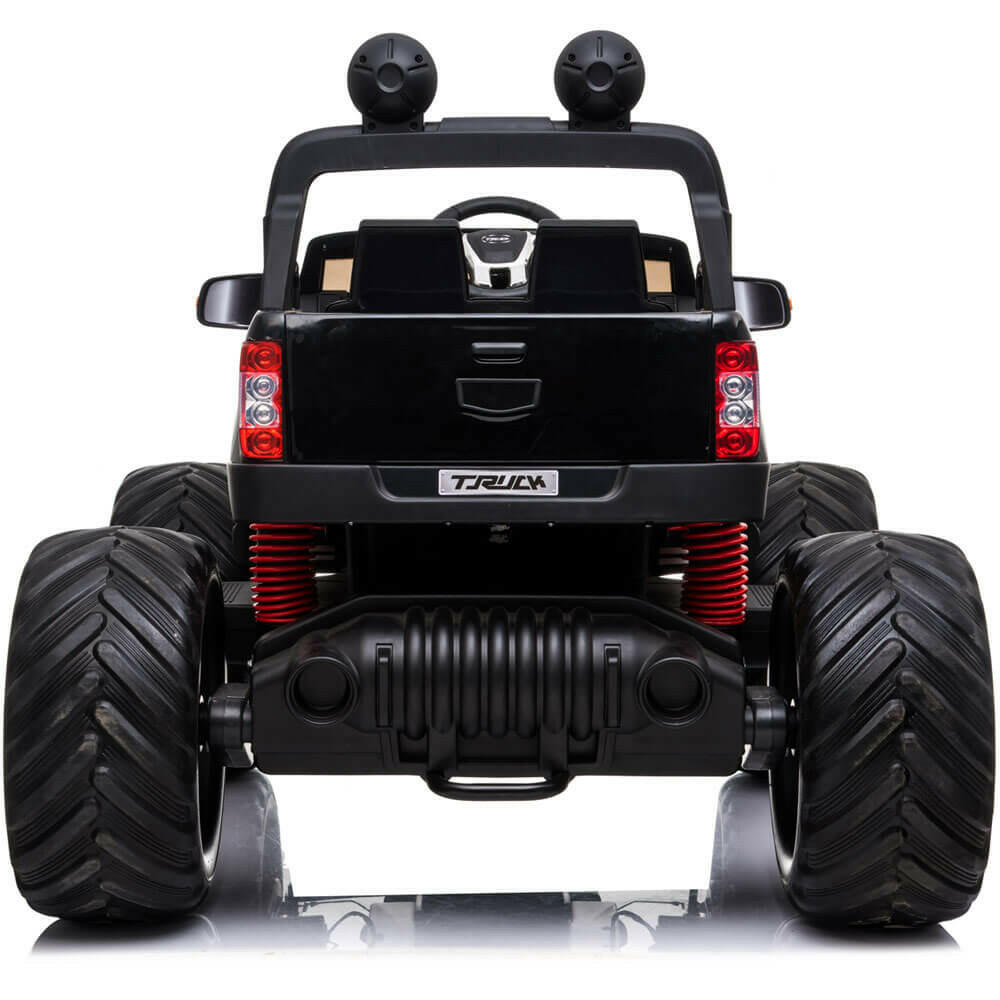 Monster Truck Kids Best 12V Ride-On Two-Seater w/ Parent Remote, MP3, LED Lights - Kids Eye Candy 