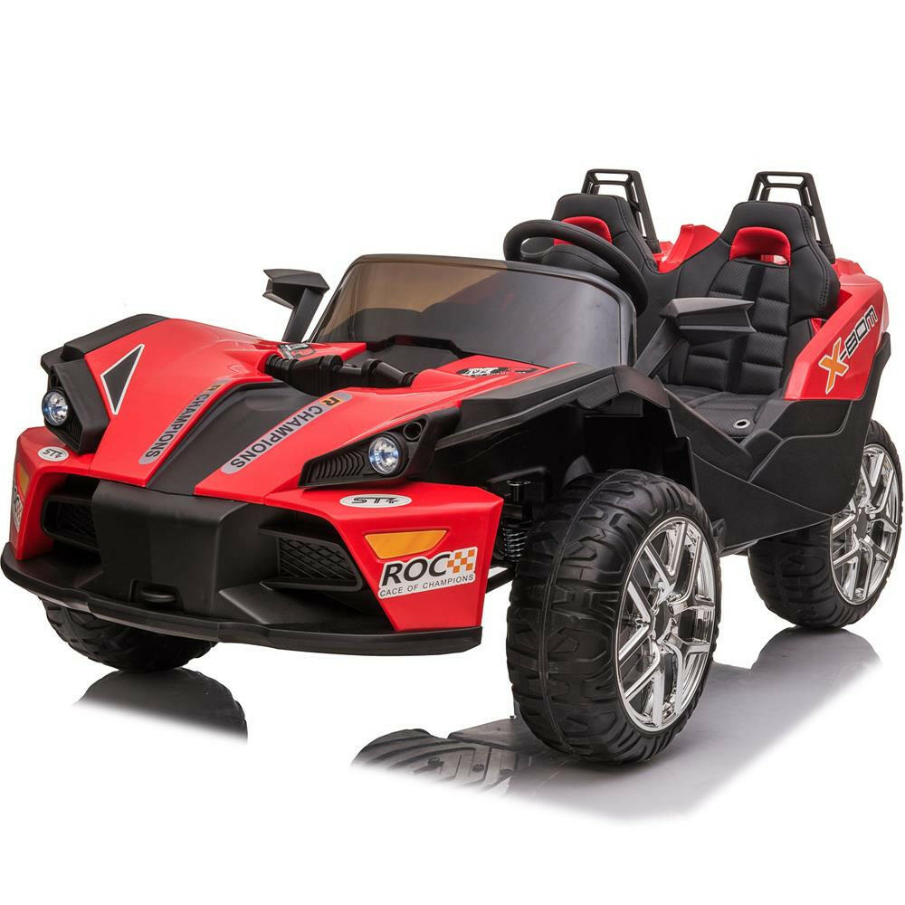 Slingshot 12V Ride-On Car w/ Parental Remote, MP3, LED Lights - Kids Eye Candy