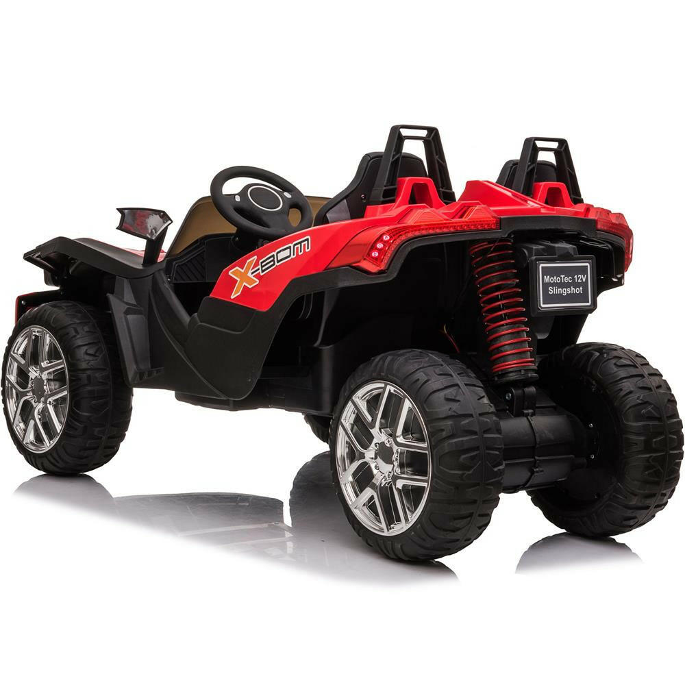 Slingshot 12V Ride-On Car w/ Parental Remote, MP3, LED Lights - Kids Eye Candy