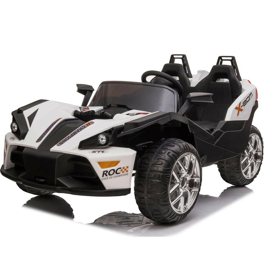 Slingshot 12V Ride-On Car w/ Parental Remote, MP3, LED Lights - Kids Eye Candy
