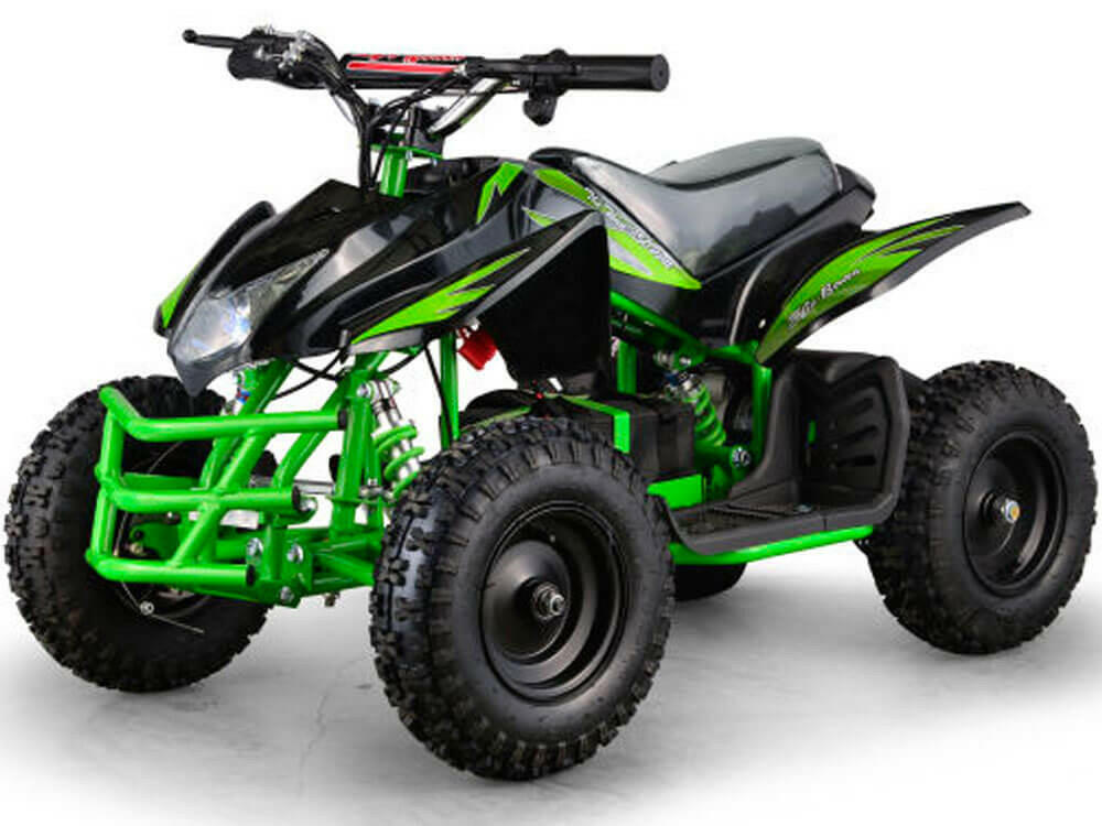 Mototec 24v Mini Quad Titan v5 White w/ Parental Control Key - Kids Eye Candy 