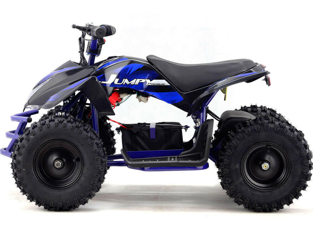 Mototec 24v Mini Quad Titan v5 White w/ Parental Control Key - Kids Eye Candy 
