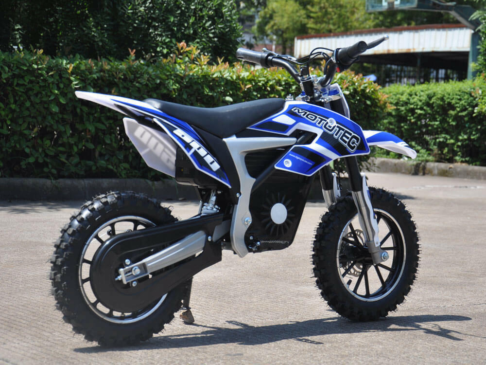 MotoTec 36V Electric Ride-On Dirt Bike 500w | Lithium Blue - Kids Eye Candy