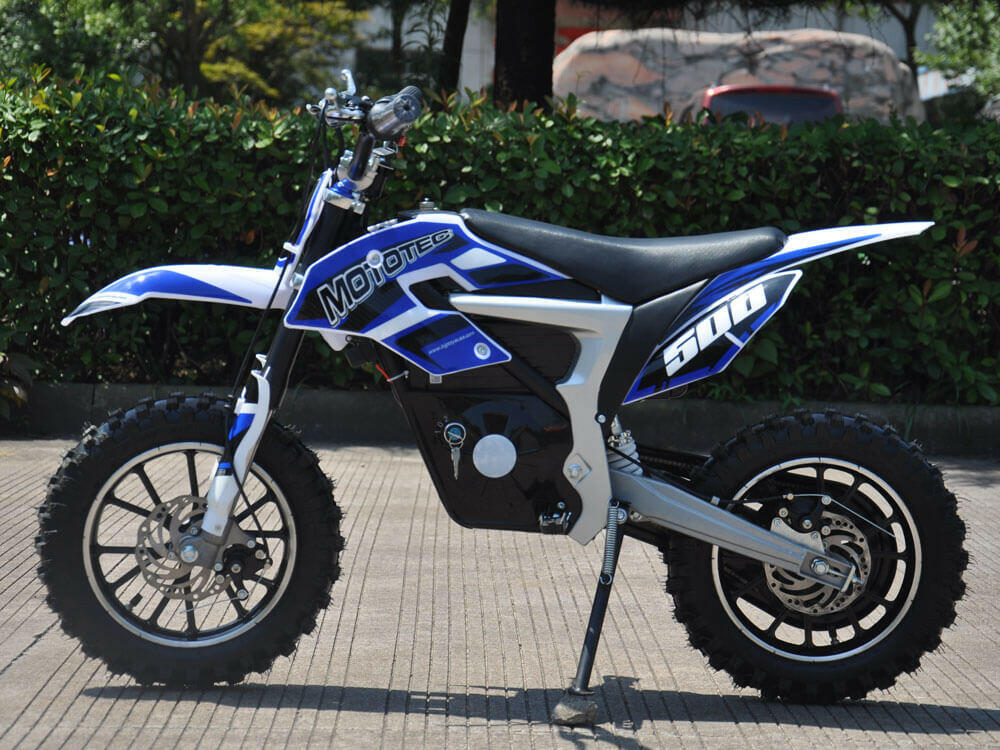 MotoTec 36V Electric Ride-On Dirt Bike 500w | Lithium Blue - Kids Eye Candy