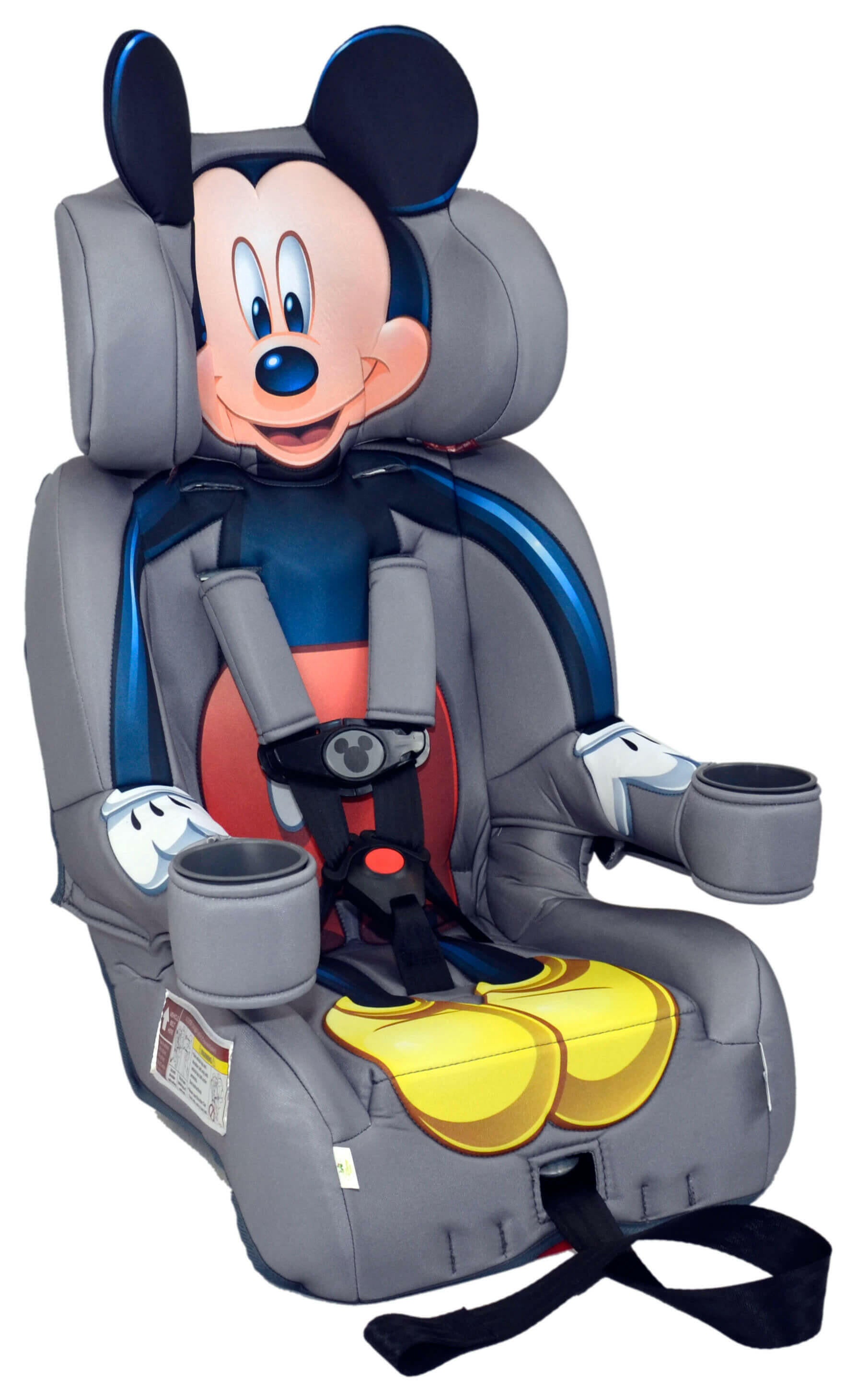 Kids Disney Mickey Mouse Adjustable Harness Booster Car Seat - Kids Eye Candy
