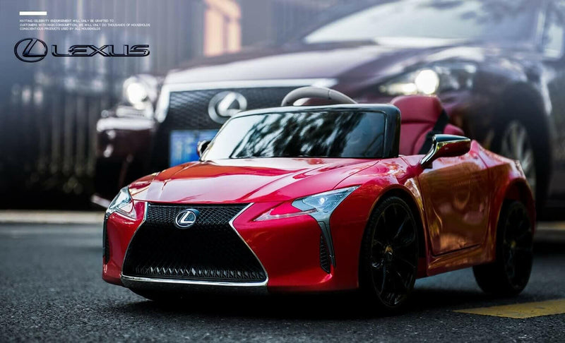 Licensed 12V Lexus LC500 Ride-On Remote Control MP3 LED Lights - Kids Eye Candy