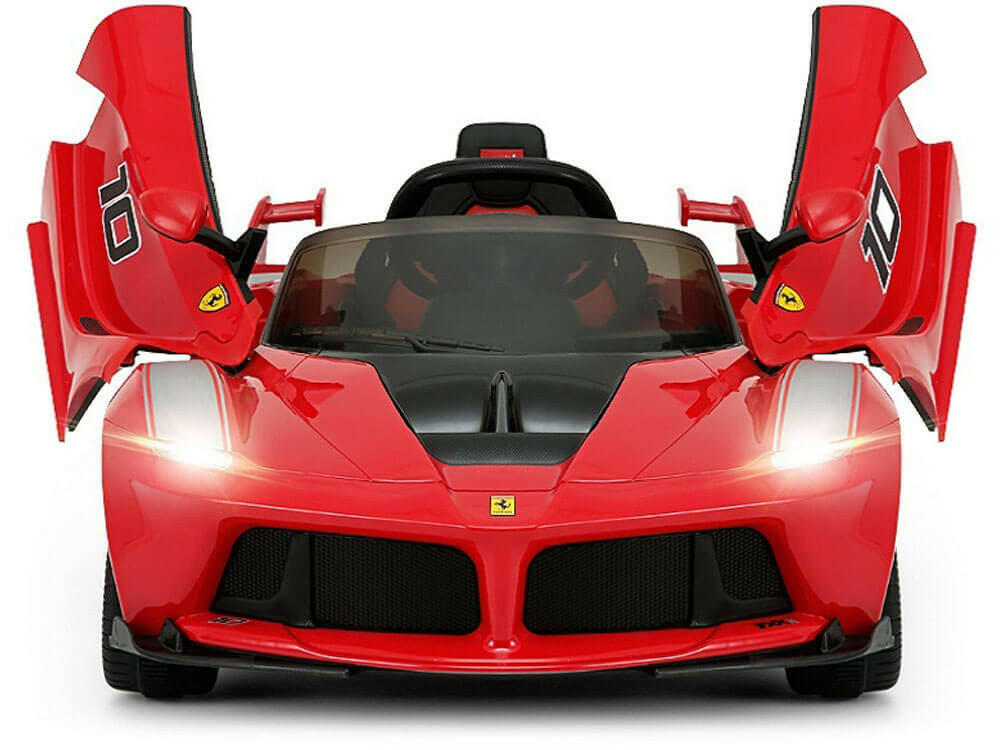 12V Licensed Kids Ferrari Spider Ride-On Vehicle With Parent Remote Butterfly Doors MP3 LED Lights - Kids Eye Candy 
