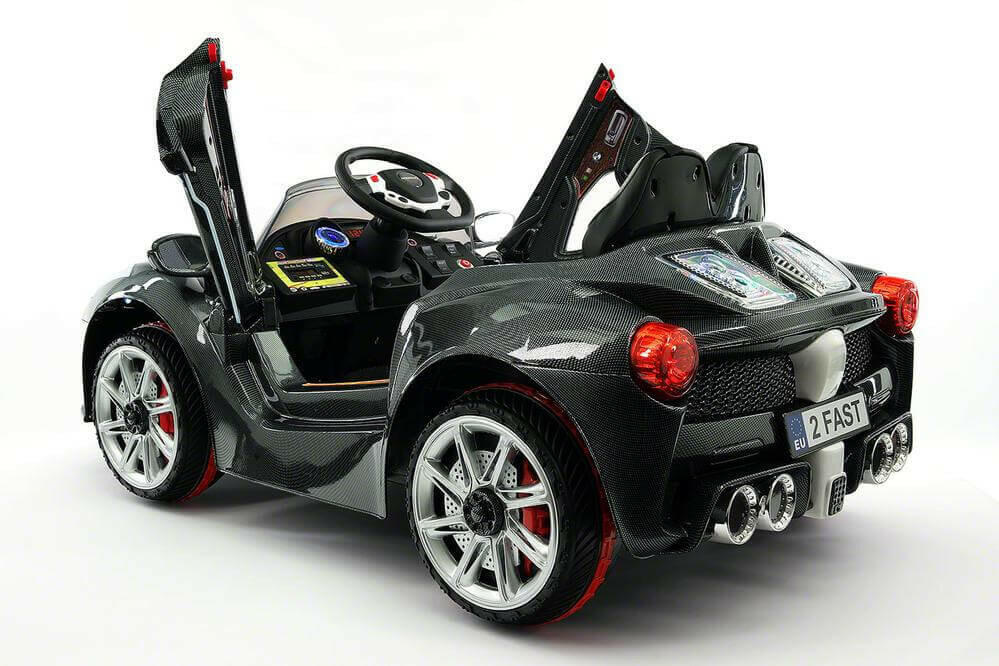 Spider GT 12V Ride-On Car w/ Parental Remote, MP3, Butterfly Doors, LED Lights - Kids Eye Candy 