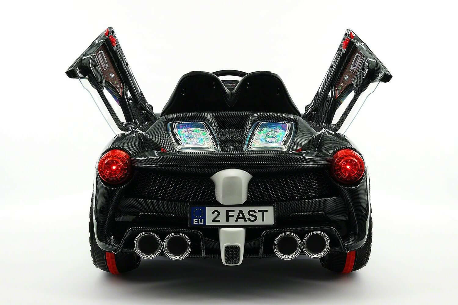 Spider GT 12V Ride-On Car w/ Parental Remote, MP3, Butterfly Doors, LED Lights - Kids Eye Candy 