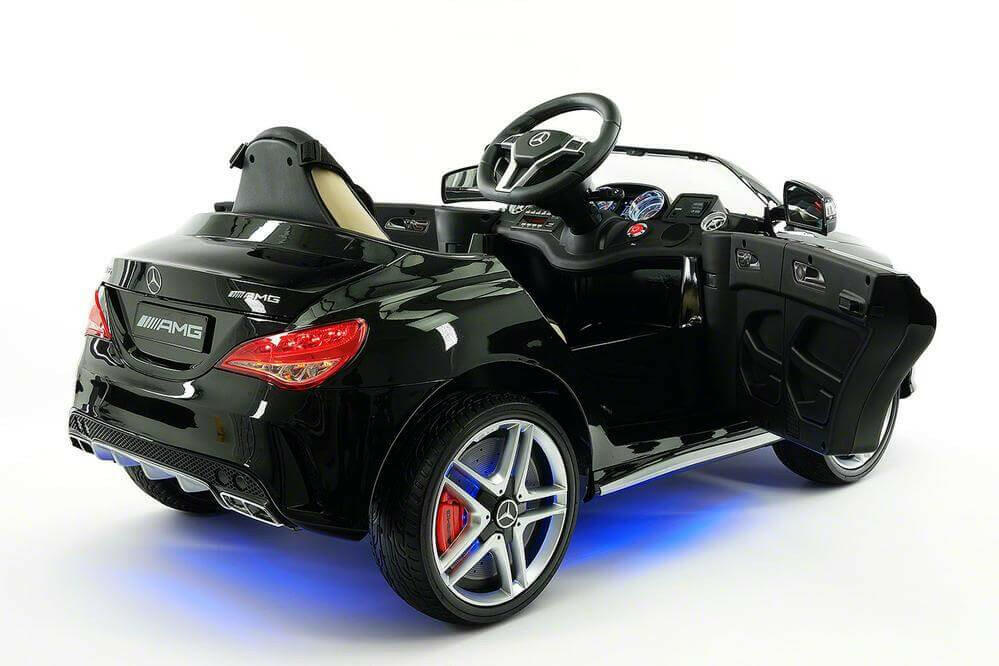 Mercedes Kids 12V CLA45 Ride-On Car Parental Remote, MP3, Leather Seats, LED - Kids Eye Candy