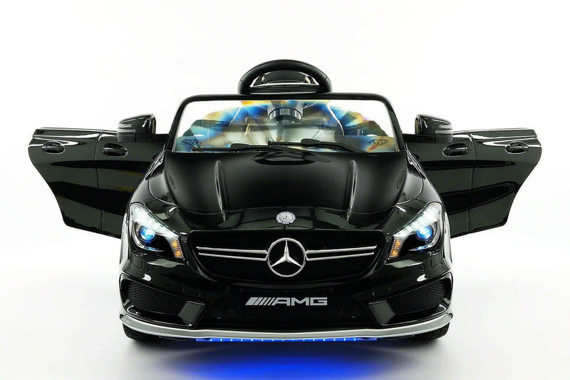 Mercedes Kids 12V CLA45 Ride-On Car Parental Remote, MP3, Leather Seats, LED - Kids Eye Candy