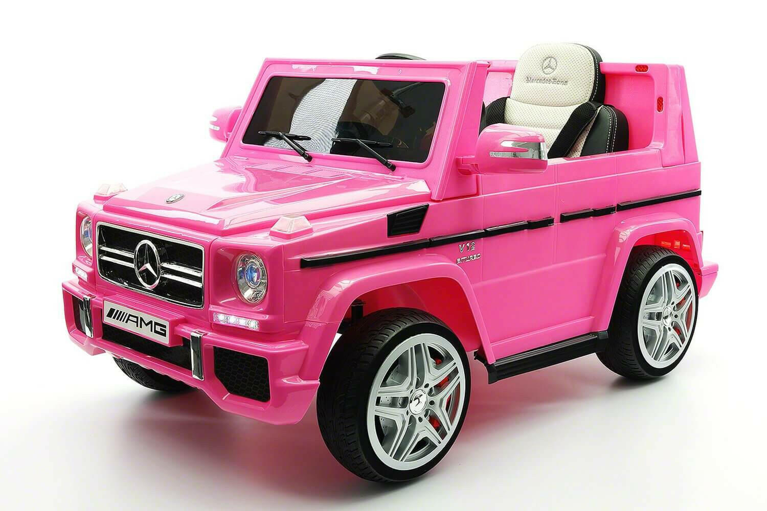12V Mercedes G65 Truck AMG Kids Ride-On Car w/ MP3, Remote, LED Lights - Kids Eye Candy