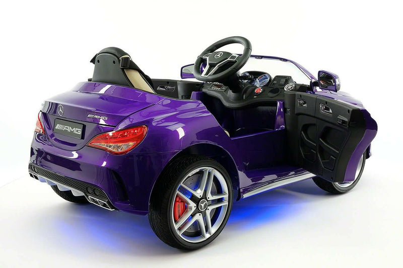 Mercedes Kids 12V CLA45 Ride-On Car Parental Remote, MP3, Leather Seats, LED - Kids Eye Candy