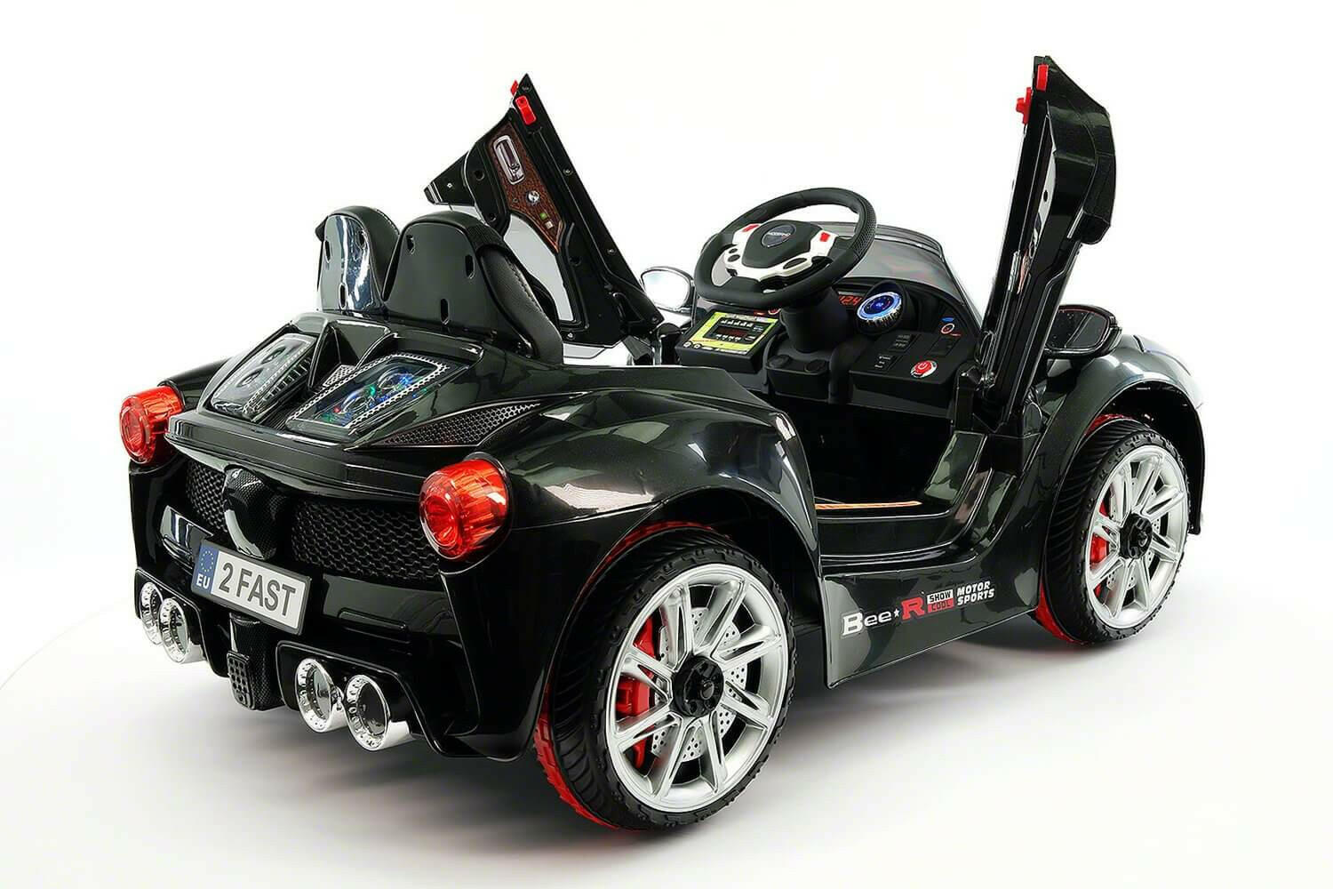 Spider GT 12V Ride-On Car w/ Parental Remote, MP3, Butterfly Doors, LED Lights - Kids Eye Candy 