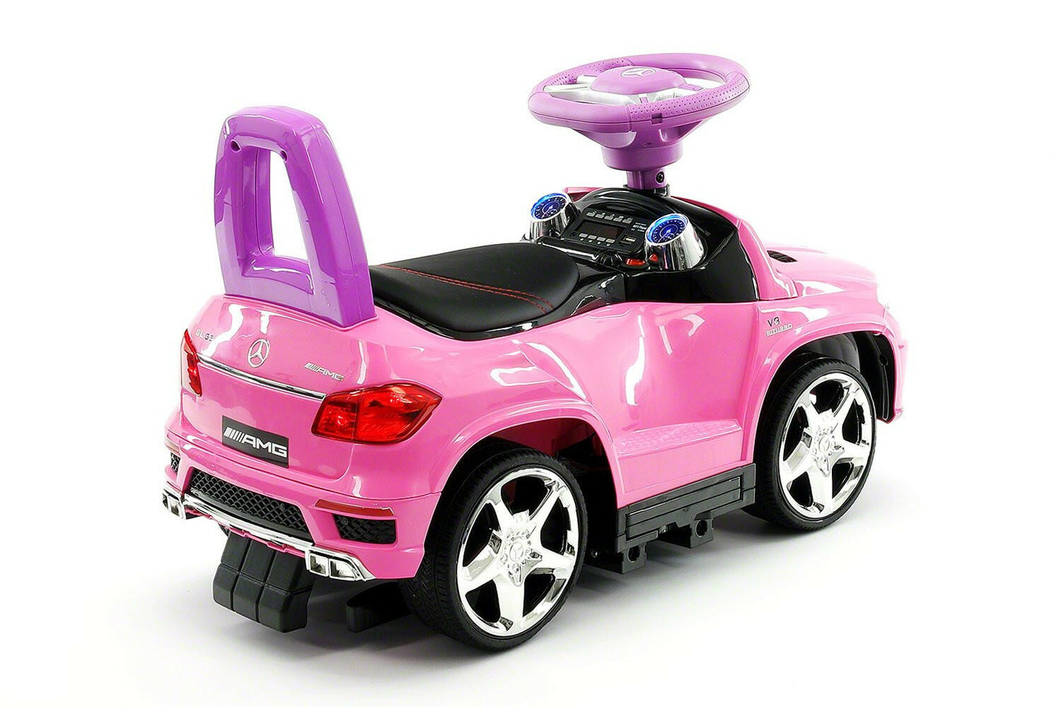 Mercedes GL63 Kids Ride-On Convertible Push Car MP3 LED