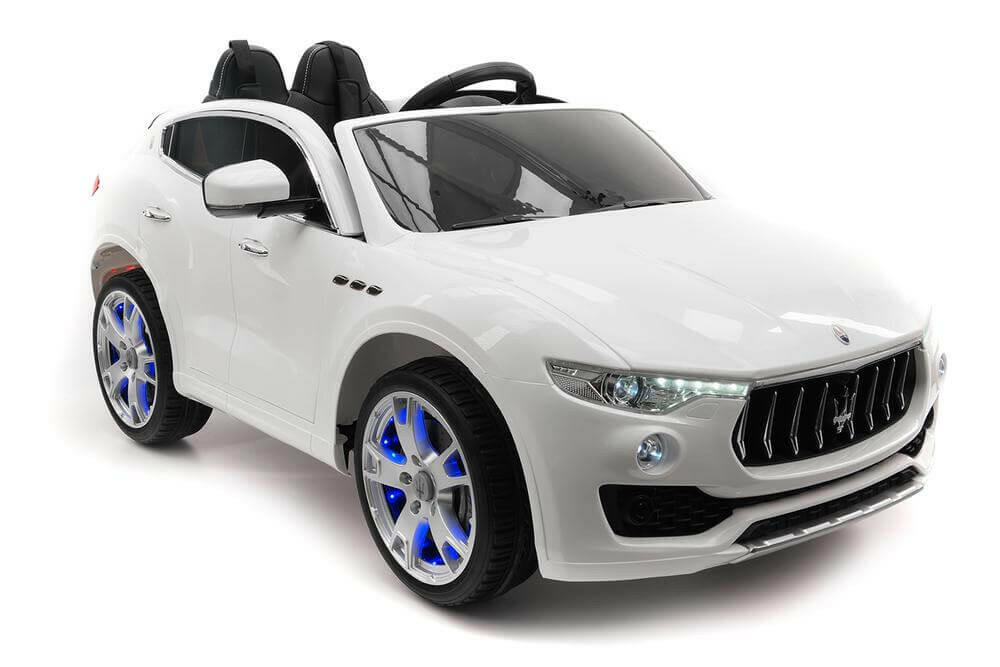 12V Licensed Maserati Levante Kids Ride-On Car With MP3 Remote LED Lights - Kids Eye Candy