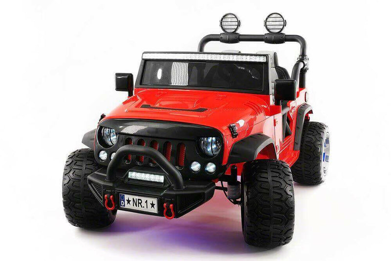 Explorer 12V Kids Truck Best Ride-On Two-Seater Parent Remote, MP3, Leather Seats, LED Wheels - Kids Eye Candy