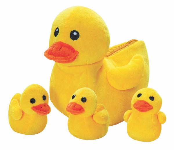 Plush Mother Duck and Baby Set.