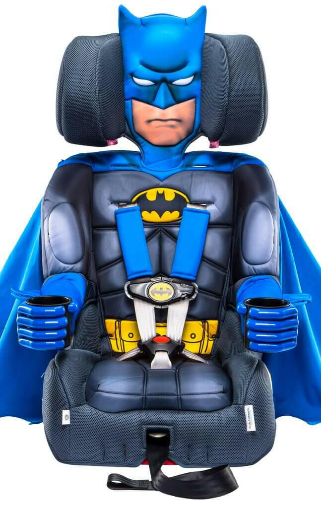 Kids Batman Combination Booster Car Seat With Cape - Kids Eye Candy 