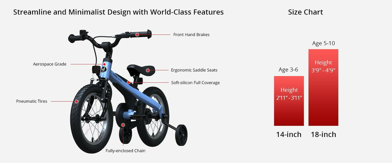Segway Nanobot Kids Ride-On 14" Bike - Kids Eye Candy 