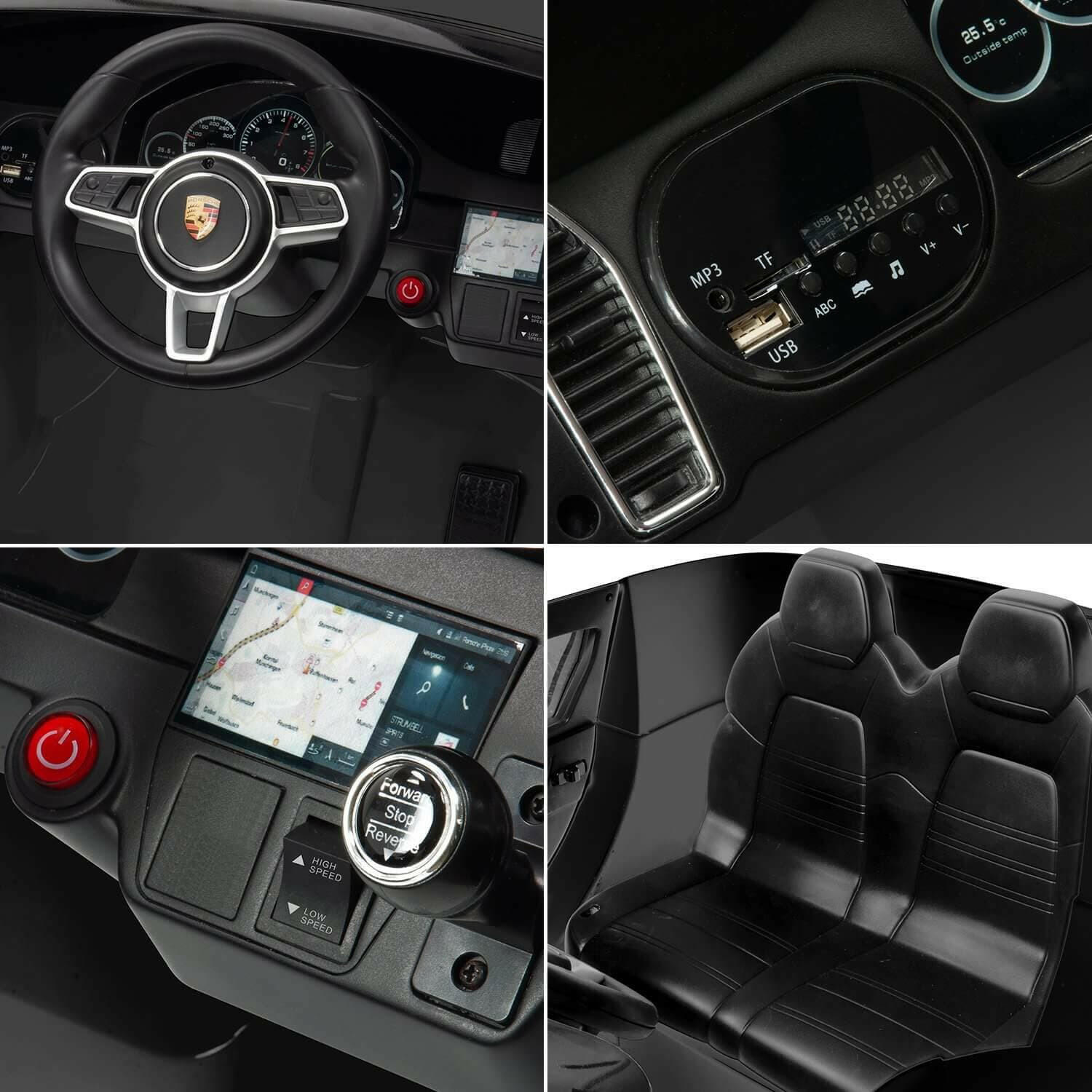 Porsche Cayenne Kids 12V Ride-On Car Parental Control MP3.