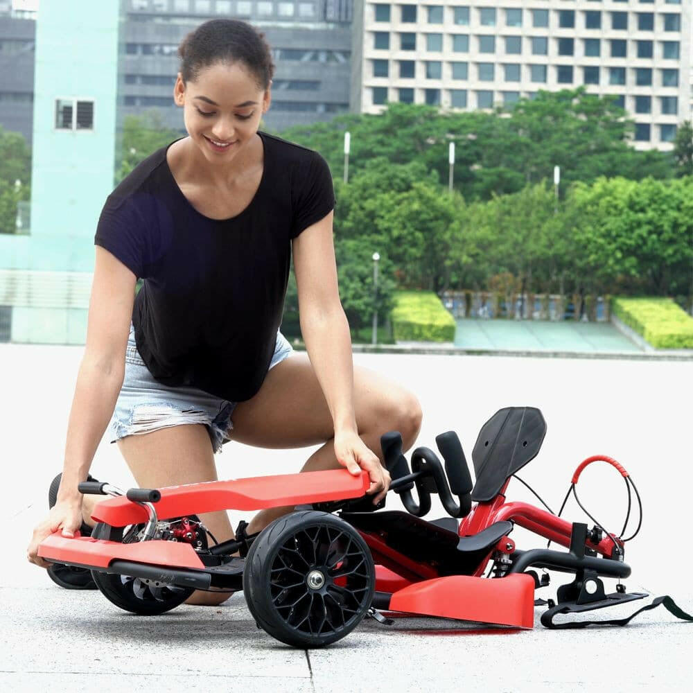 HyperGOGO GoKart 6.5" Hoverboard Combo Bluetooth Racing Kids Ride On Car - Kids Eye Candy 