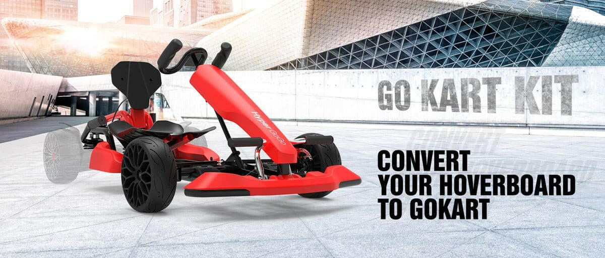 HyperGOGO GoKart 6.5" Hoverboard Combo Bluetooth Racing Kids Ride On Car - Kids Eye Candy 