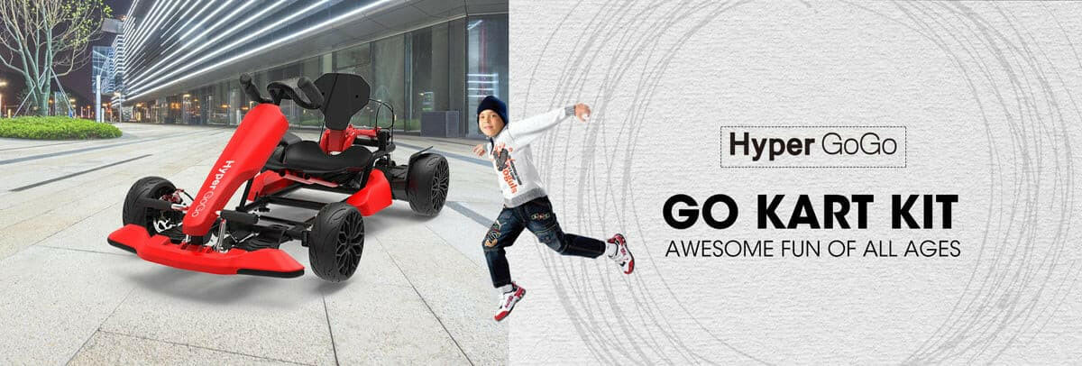 HyperGOGO GoKart 6.5" Hoverboard Combo Bluetooth Racing Kids Ride On Car - Kids Eye Candy 