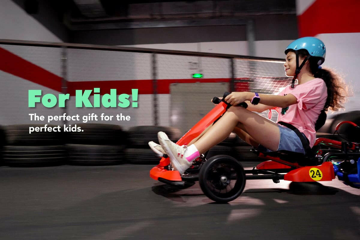 HyperGOGO GoKart 6.5" Hoverboard Combo Bluetooth Racing Kids Ride On Car - Kids Eye Candy 