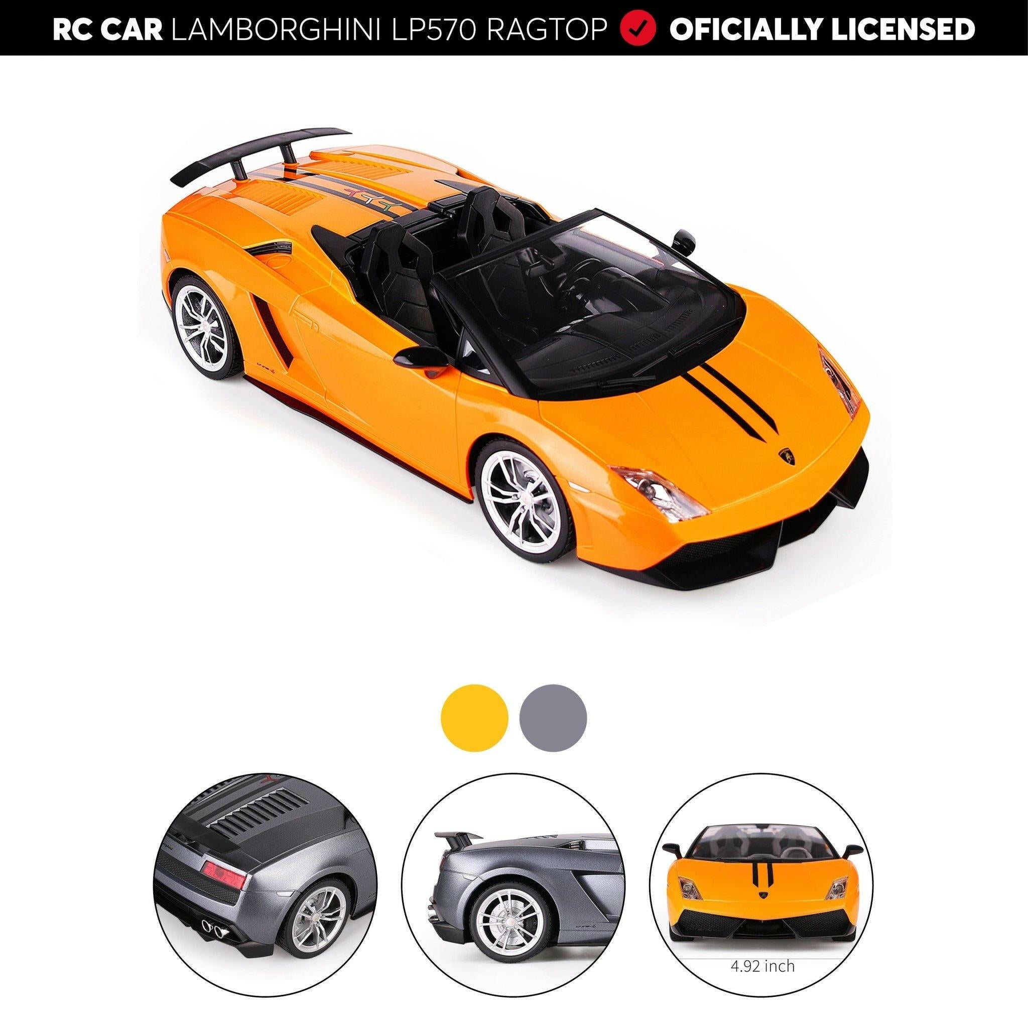 Lamborghini LP570 Ragtop Remote Controlled Car - Dti Direct USA