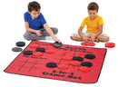 Giant 3 in 1 Checkers & Tic Tac Toe Game Set.