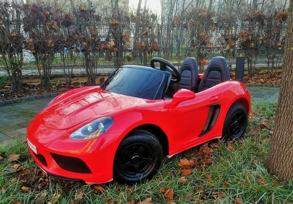 24V Licensed Kids Luxury Super Car Panamera Two-Seater 180W Remote Control Bluetooth MP3 - Kids Eye Candy 