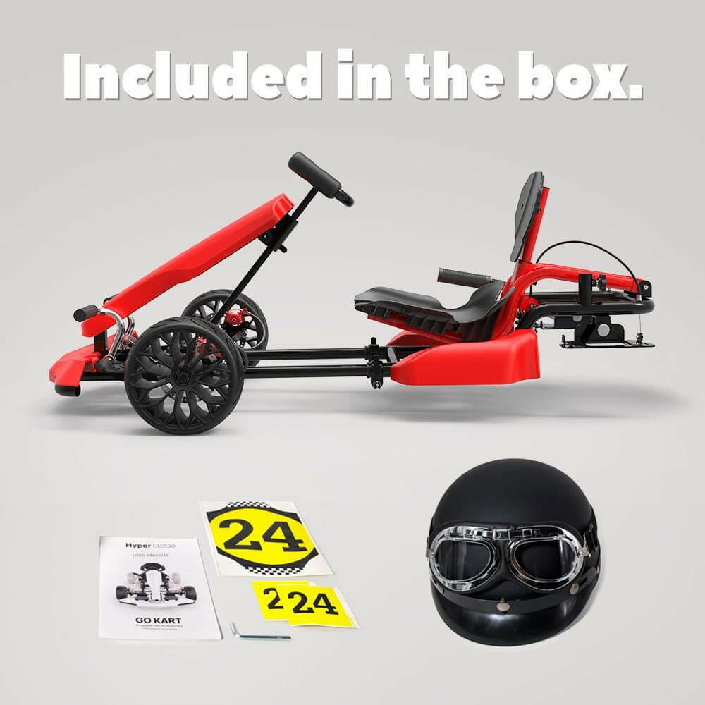 HyperGOGO GoKart 6.5" Hoverboard Combo Bluetooth Racing Kids Ride On Car - Kids Eye Candy 
