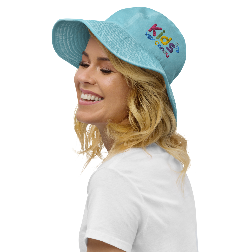 Kids Eye Candy Wide Brim Kids Bucket Hat - Kids Eye Candy 