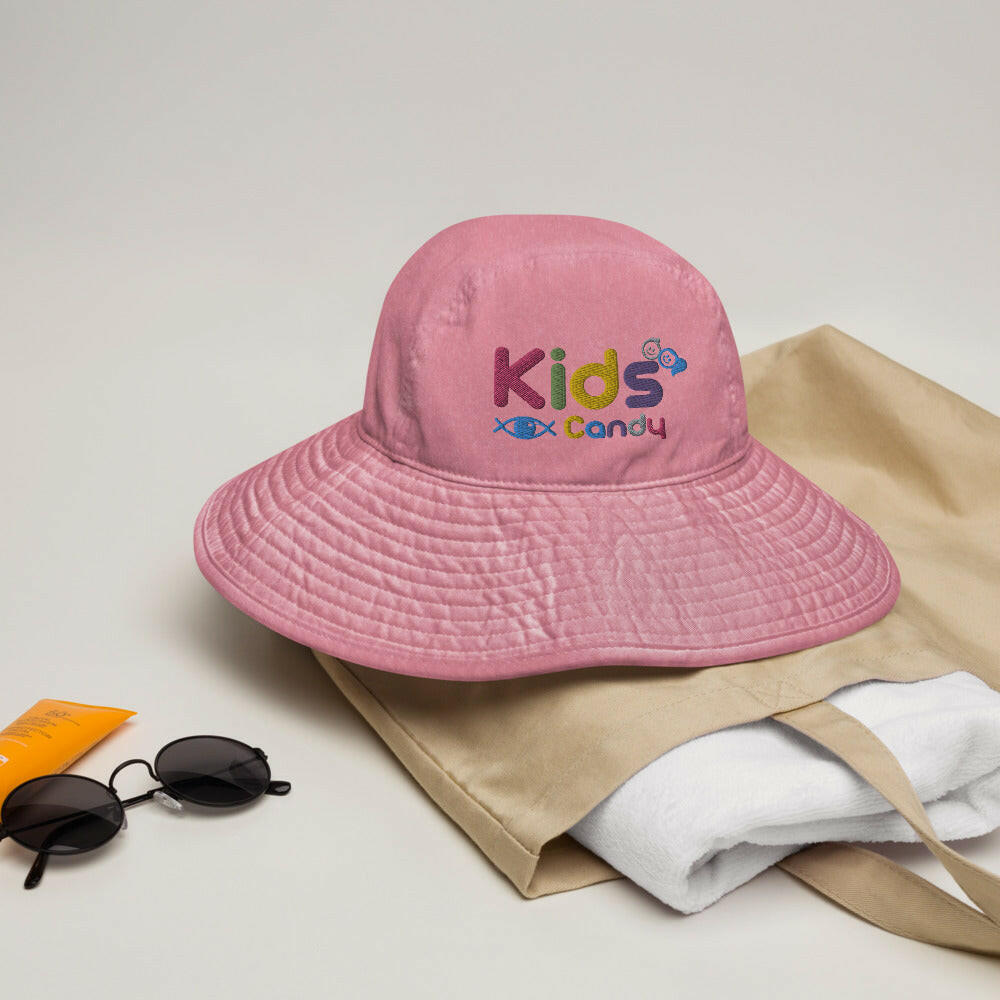 Kids Eye Candy Wide Brim Kids Bucket Hat - Kids Eye Candy 