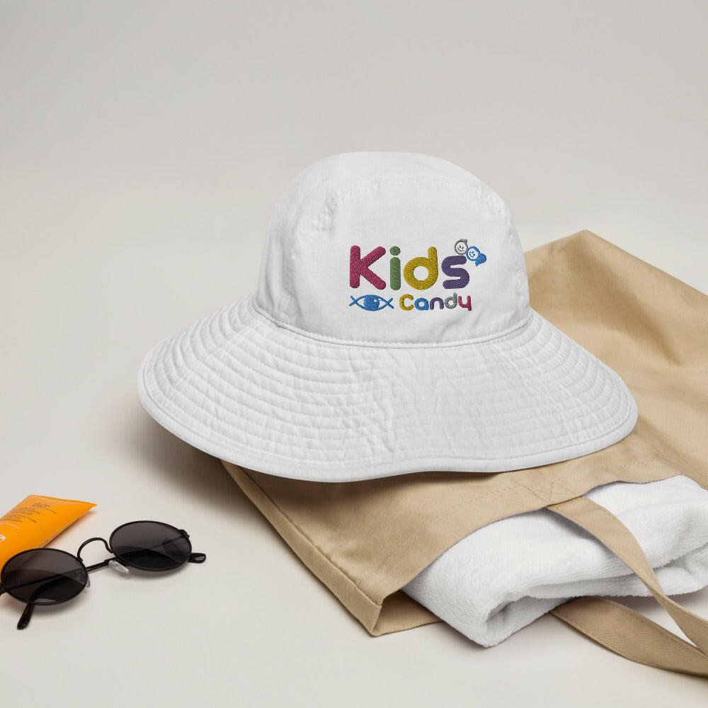 Kids Eye Candy Wide Brim Kids Bucket Hat - Kids Eye Candy 