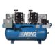 ABAC Hybrid Pro Duplex Two-Stage Belt-Drive Compressor – Dual Pumps, Programmable Control