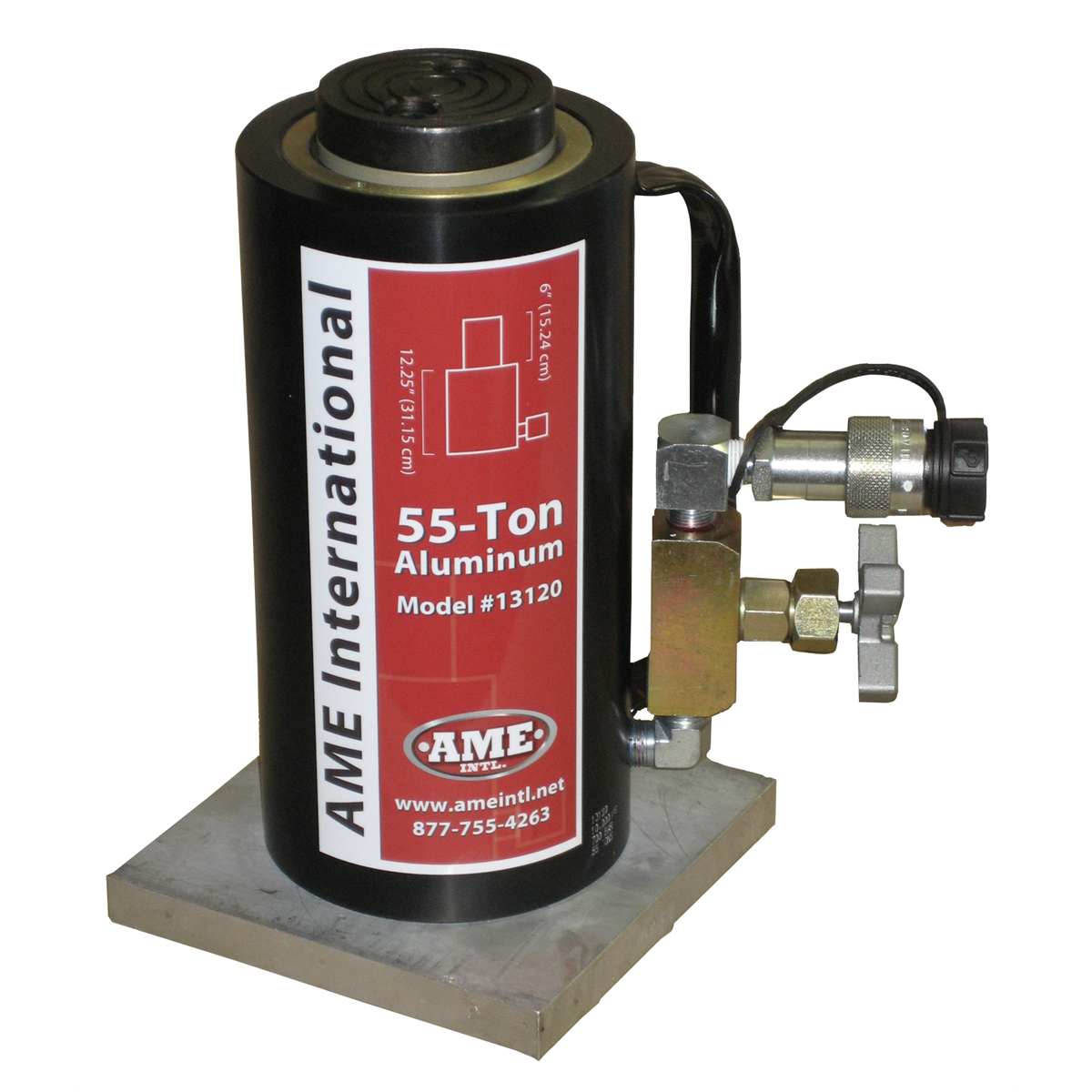 AME-55-ton-aluminum-jack-6inches-stroke-13120.png 55-Ton Aluminum Jack | AME Blackjack Heavy Duty Jack - Image 1