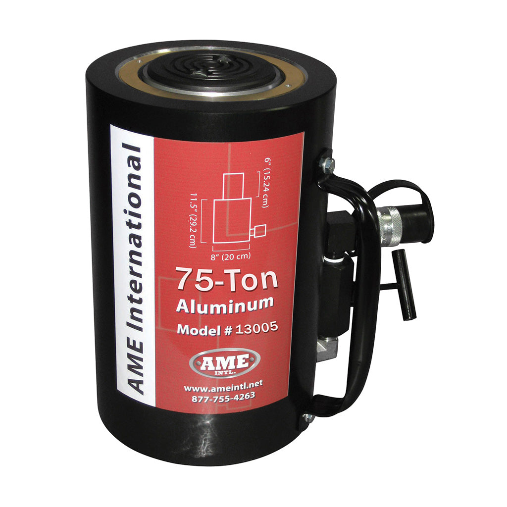 AME-75-ton-aluminum-black-jack-series-AMN13005.jpg Black Jack Series Aluminum Jack | AME Hydraulic Jack - Image 1