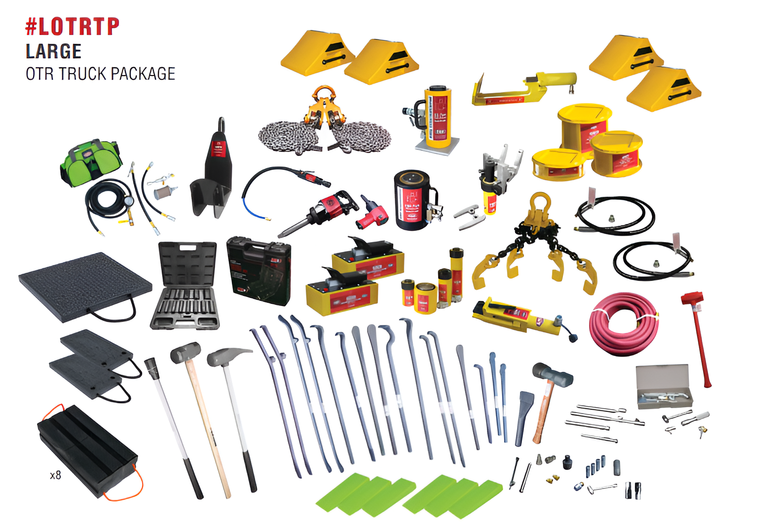 AME-large-OTR-truckpackage.png AME Large OTR Truck Package (LOTRTP) – Complete Off-Road Tire & Rim Service Kit - Image 1