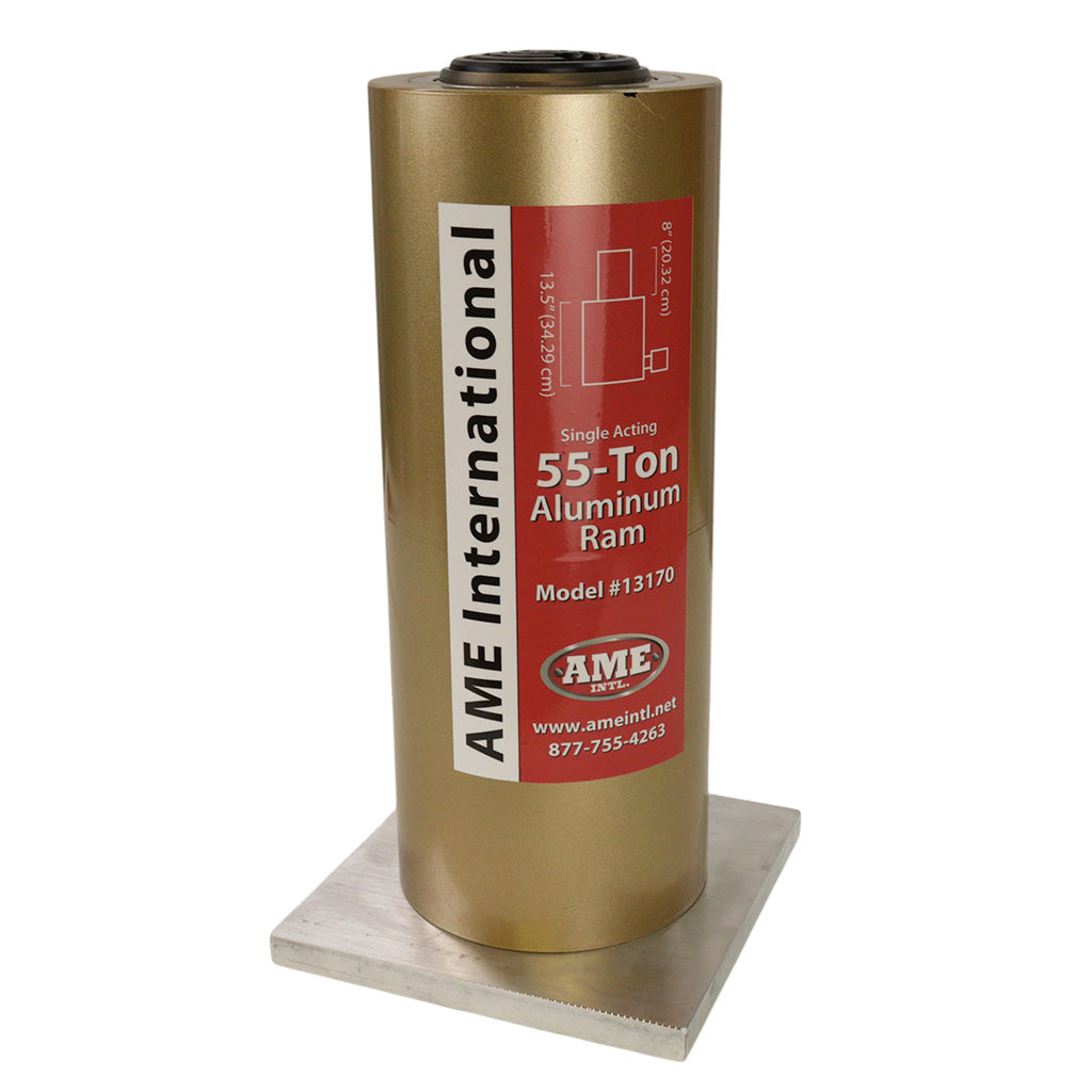 AME-trading-single-acting-aluminum-55-ton-RAM-8inche-stroke-AMN13170.jpg Single-Acting Aluminum 55 Ton Ram | 8″ Stroke | AME - Image 1