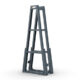 Abaco Folding Adjustable Giant A-Frame FAGA078 – Heavy-Duty Slab Rack - Image 3