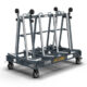 Abaco One Stop A-Frame – Heavy-Duty Mobile Slab & Glass Transport Rack (OSA6135 / OSA6135-G)