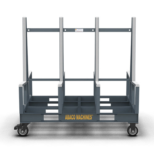 Abaco-machines-USA-one-stop-high-A-frame-OSHA7236-2.jpg Abaco One Stop High A-Frame – Heavy-Duty Elevated Slab & Glass Transport Rack (OSHA7236) - Image 1