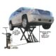 Atlas Equipment 6MR Portable Mid-Rise 6,000 lb Scissor Lift | Mobile Automotive Service Lift – ATTD-6MR - Image 2