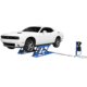 Atlas Automotive Equipment 6PL Open Center Low-Rise Scissor Car Lift – 6,000 lb. Capacity Hydraulic Auto Lift (ATEATTD-6PL-FPD)