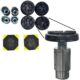 Atlas Automotive Equipment TPF-9 Baseplate 2-Post Car Lift – 9,000 lb. Capacity Hydraulic Auto Lift - Image 9