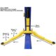 Atlas 9KBPX 2-Post Baseplate Car Lift | 9,000 lb Heavy-Duty Automotive Hoist for Professional Garages - Image 14