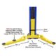 Atlas 9KOHX 2-Post Overhead Car Lift | 9,000 lb Heavy-Duty Automotive Hoist for Professional Garages - Image 8
